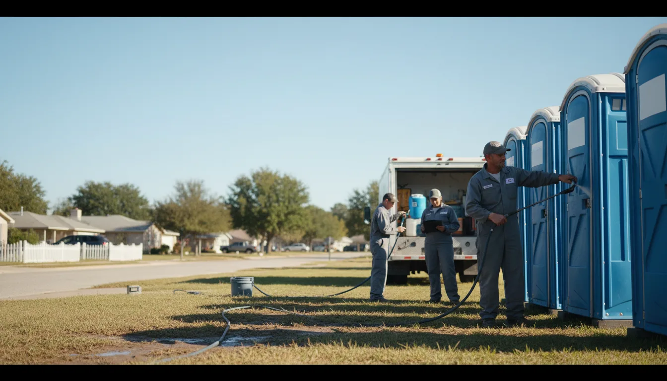 Long-Term Portable Toilet Rental in Rosanky, TX near me